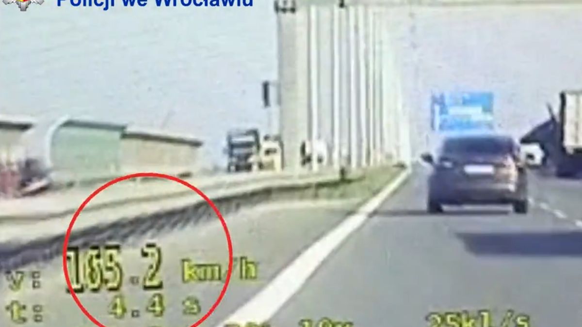 Jechała 165 km/h na Autostradowej Obwodnicy Wrocławia 