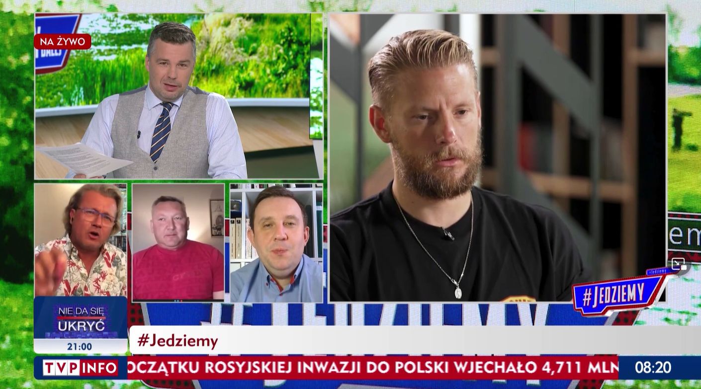 W TVP Info komentują aferę z Sebastianem Fabijańskim i Rafalalą