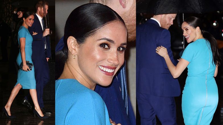 Meghan Markle i "po prostu Harry" wypełniają OSTATNIE OBOWIĄZKI w deszczowym Londynie (ZDJĘCIA)