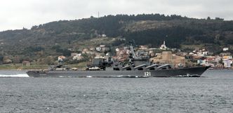 Rosyjski krążownik Moskwa zatonął