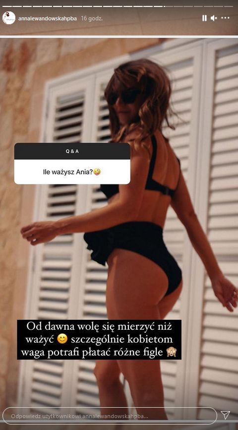 Wysportowana Anna Lewandowska