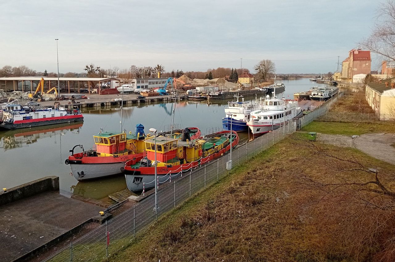 Port przeładunkowy w Elblągu