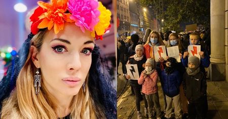 Izabella Łukomska-Pyżalska wspiera protest kobiet swoim NAGIM, CIĄŻOWYM ZDJĘCIEM: "Moje ciało, mój wybór!" (FOTO)