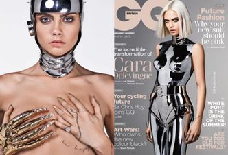 Futurystyczna Cara Delevingne pozuje dla "GQ"