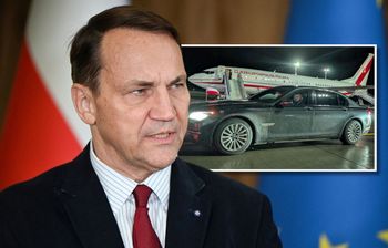 Awantura o brudną limuzynę dla Nawrockiego. Sikorski zabrał głos