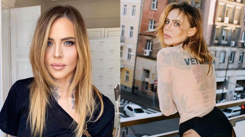 Maja Sablewska eksponuje swoje wdzięki na balkonie