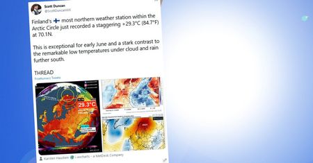 Pogoda. Fińska stacja meteorologiczna w Arktyce zanotowała rekord