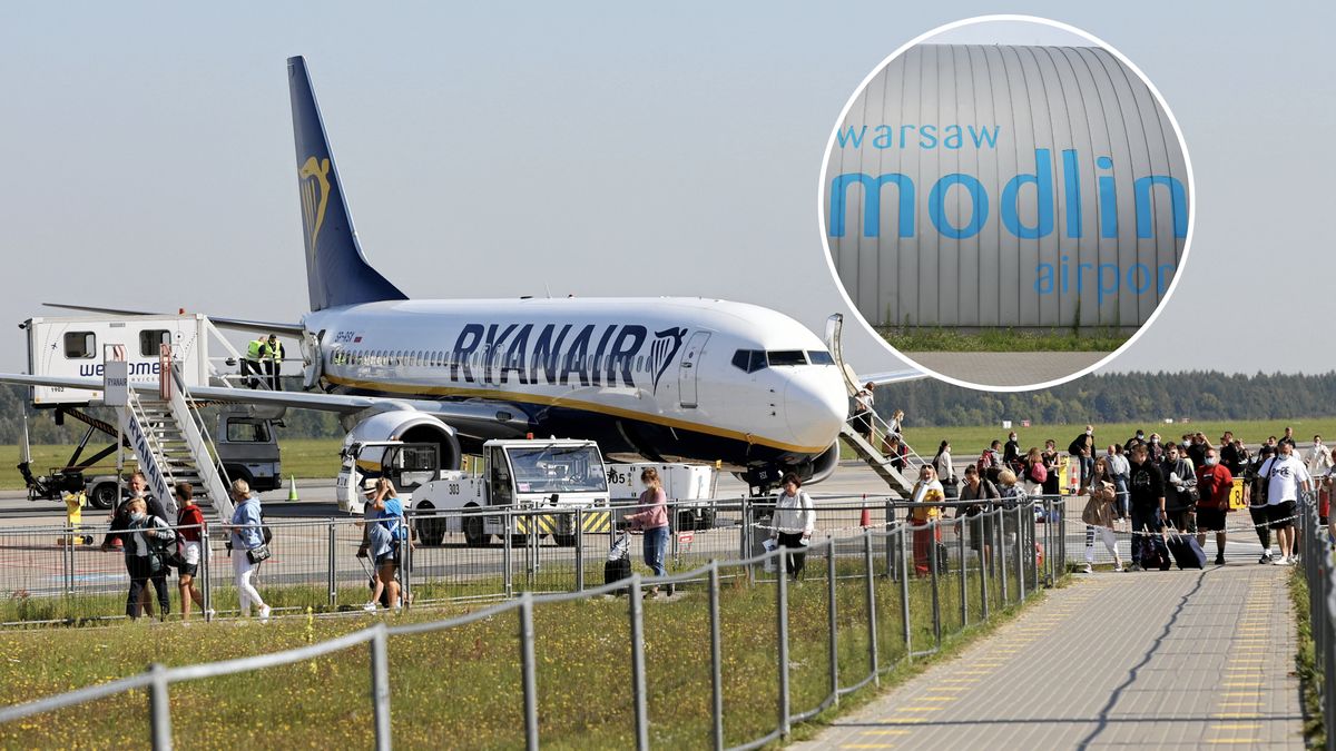 Ryanair na lotnisku w Modlinie obsługuje ponad 3 mln pasażerów rocznie