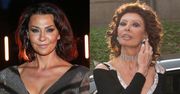 Anna Popek NIE PRZYPOMINAŁA SIEBIE na pokazie Gosi Baczyńskiej. "Pierwsza myśl - Sophia Loren" (ZDJĘCIA)