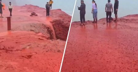 Ziemia stała się czerwona. W Iranie spadł "krwawy deszcz"