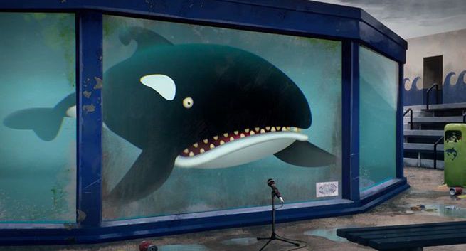 Więzione zwierzęta opowiadają o swoim cierpieniu głosami ludzi z czasów lockdownu