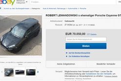 Niemiec nie płakał, jak sprzedawał. Auto Lewandowskiego robi furorę na ebayu