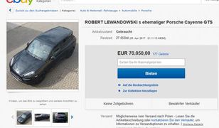 Niemiec nie płakał, jak sprzedawał. Auto Lewandowskiego robi furorę na ebayu