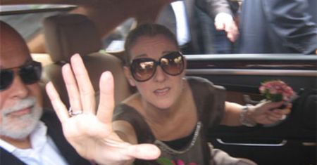 Wystraszona Celine Dion!