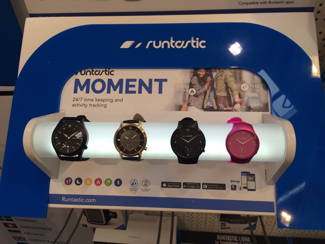Oferta zegarków Runstatic powinna zadowolić każdego.  Runstastic oferuje tu aż 10 wzorów zegarków.
