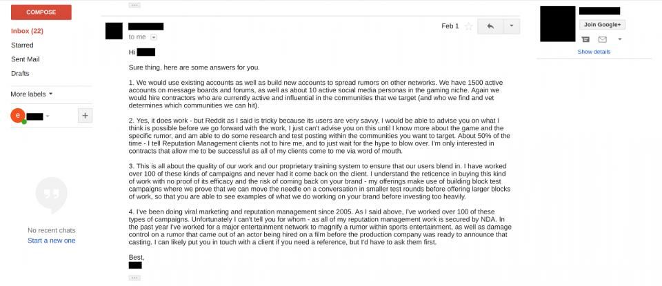 Wiadomość informacyjna od jednej z agencji. Źródło: Jay McGregor via forbes.com