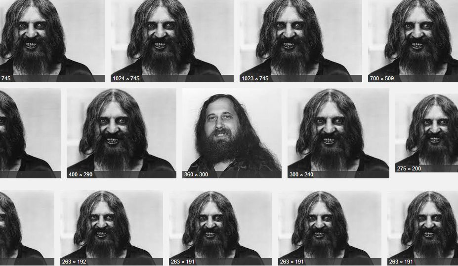 Która z tych twarzy jest prawdziwą Stallmana?