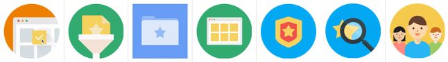 Tak miałyby wyglądać ikony różnych funkcji Google Stars
