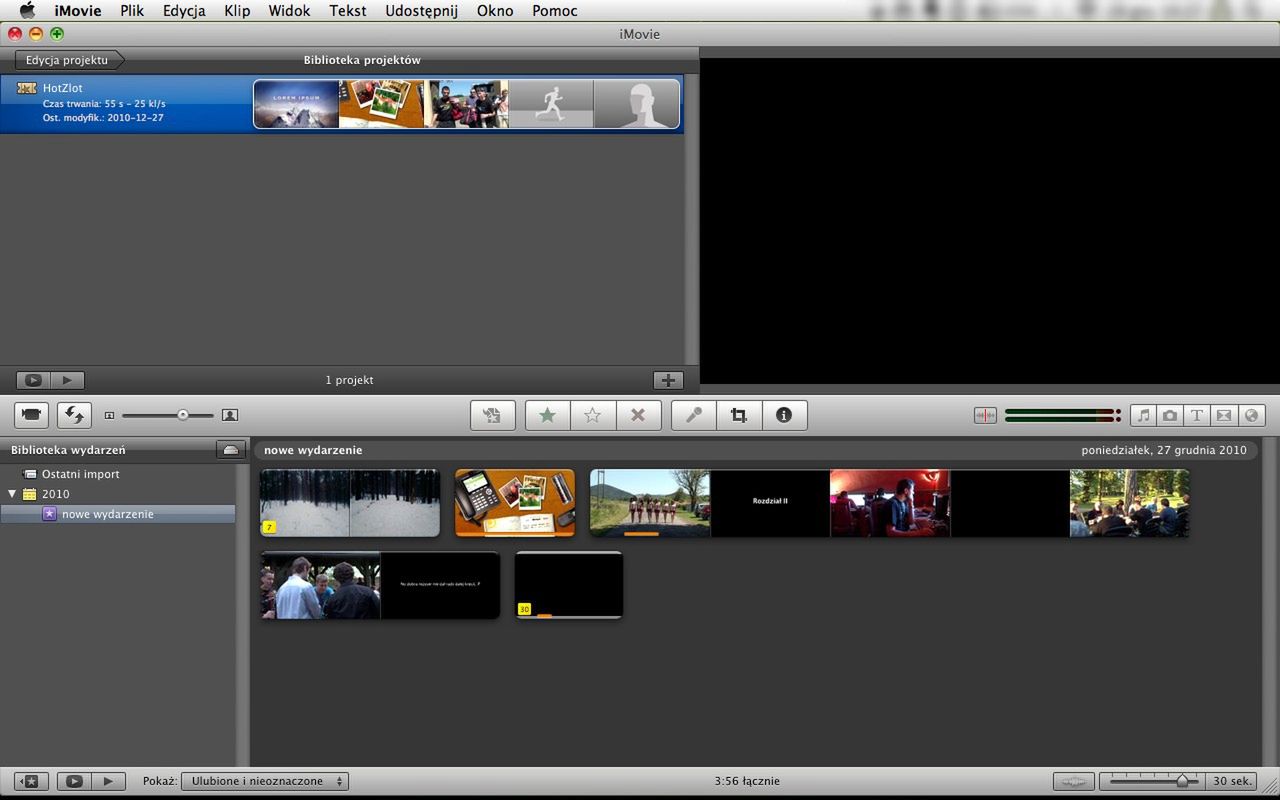 Widok ogólny programu