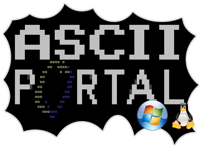 ASCIIpOrtal - darmowa alternatywa dla gry Portal (Linux)