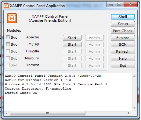 XAMPP - Rozpoczecie pracy zestawami CMSów - Pluck i Get Simple 