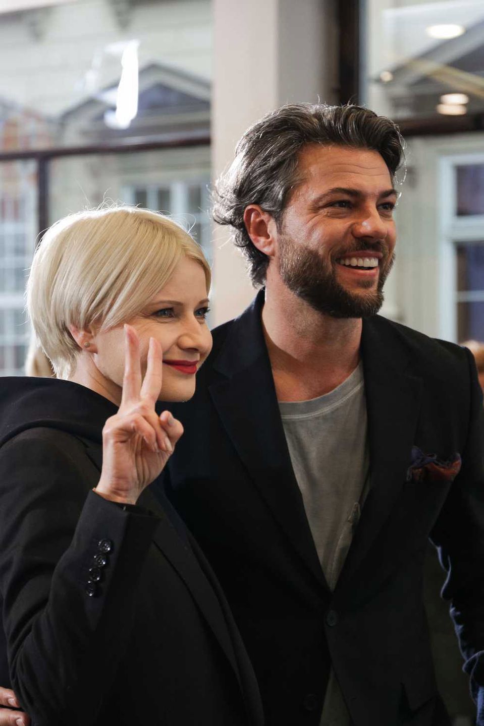 Małgorzata Kożuchowska i Olivier Janiak na Off Camera 2019