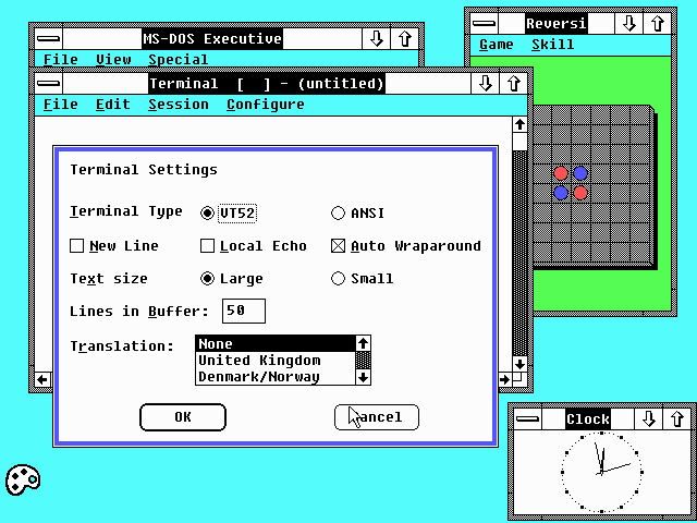Widzimy tu już rozwiązania, które utrwalą się na wiele lat w Windows 3.x