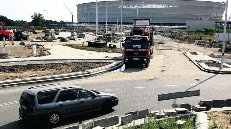 Słynny dom rodziny Krzywdów stał obok budowy nowego stadionu na Pilczycach. W jego miejscu ma powstać m.in. parking dla autobusów