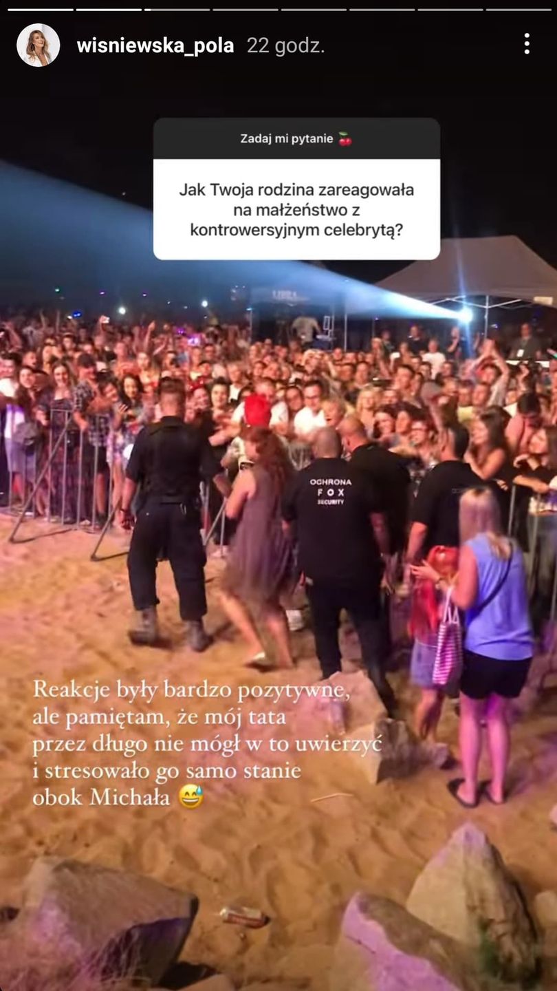 Pola Wiśniewska o reakcji bliskich na ślub z Michałem Wiśniewskim