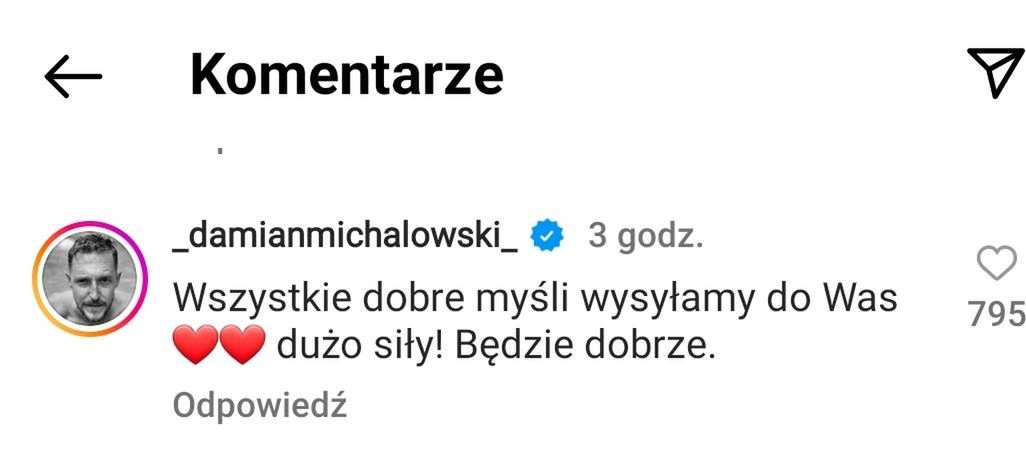 Dawid Kubacki - słowa wsparcia dla skoczka i jego żony