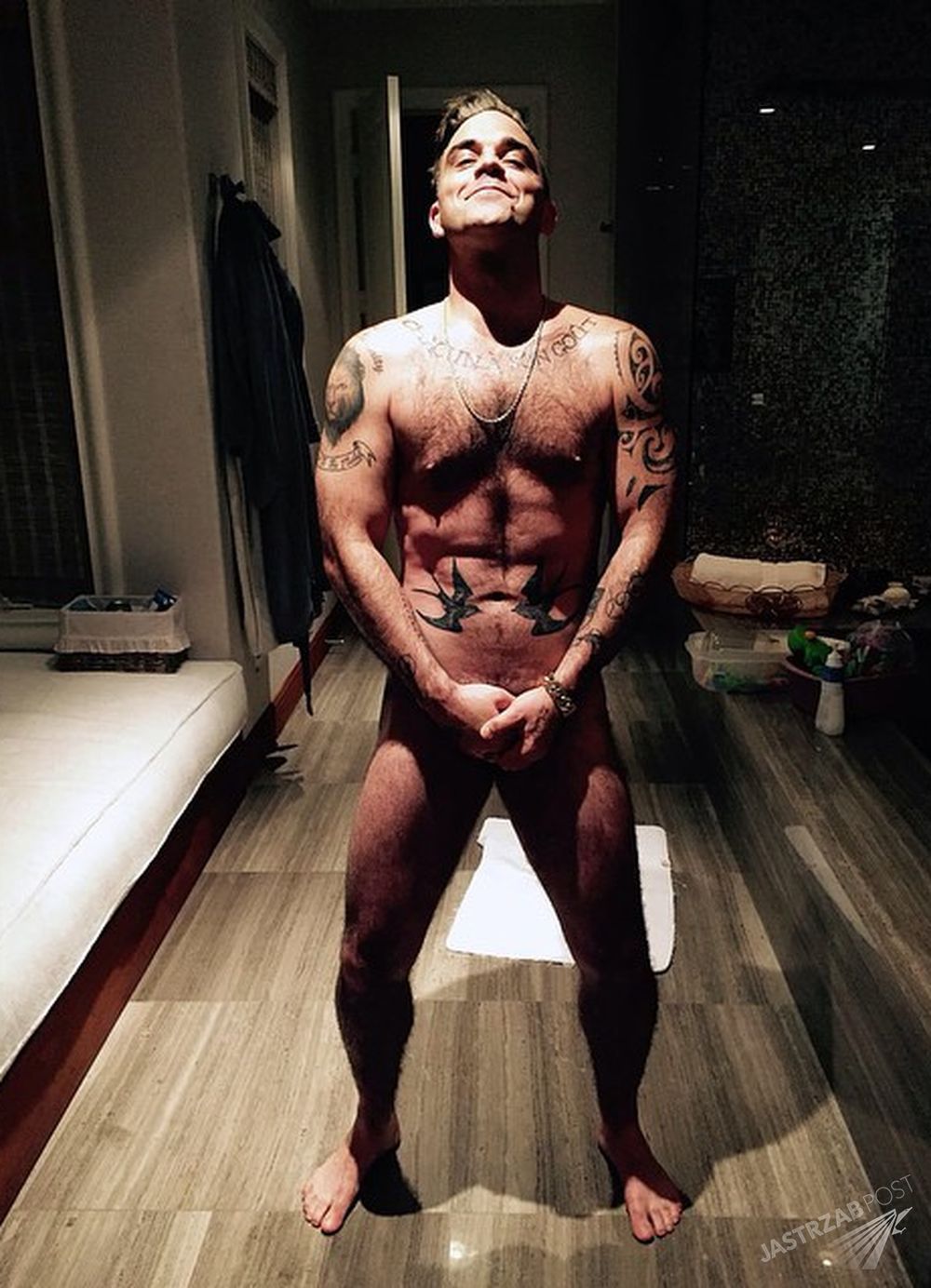 Robbie Williams nago
Fot. screen z Instagram