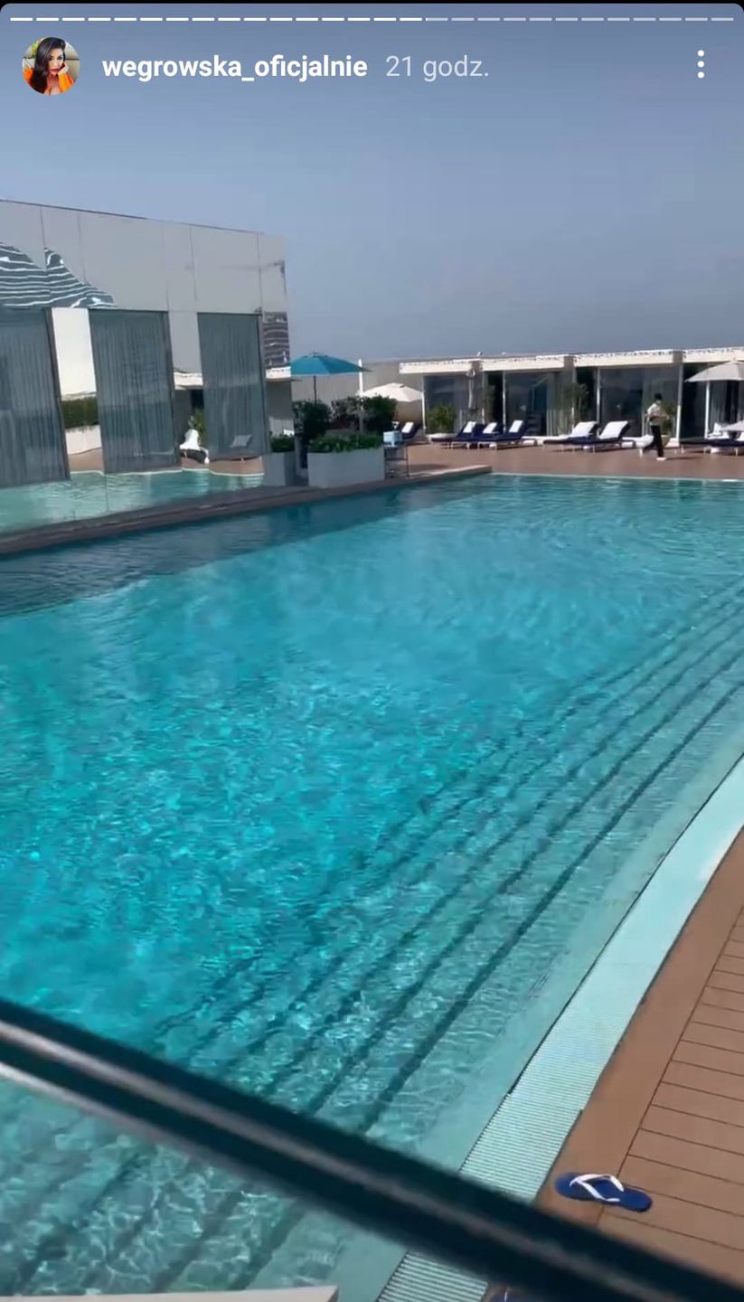 Iwona Węgrowska odpoczywa w Dubaju