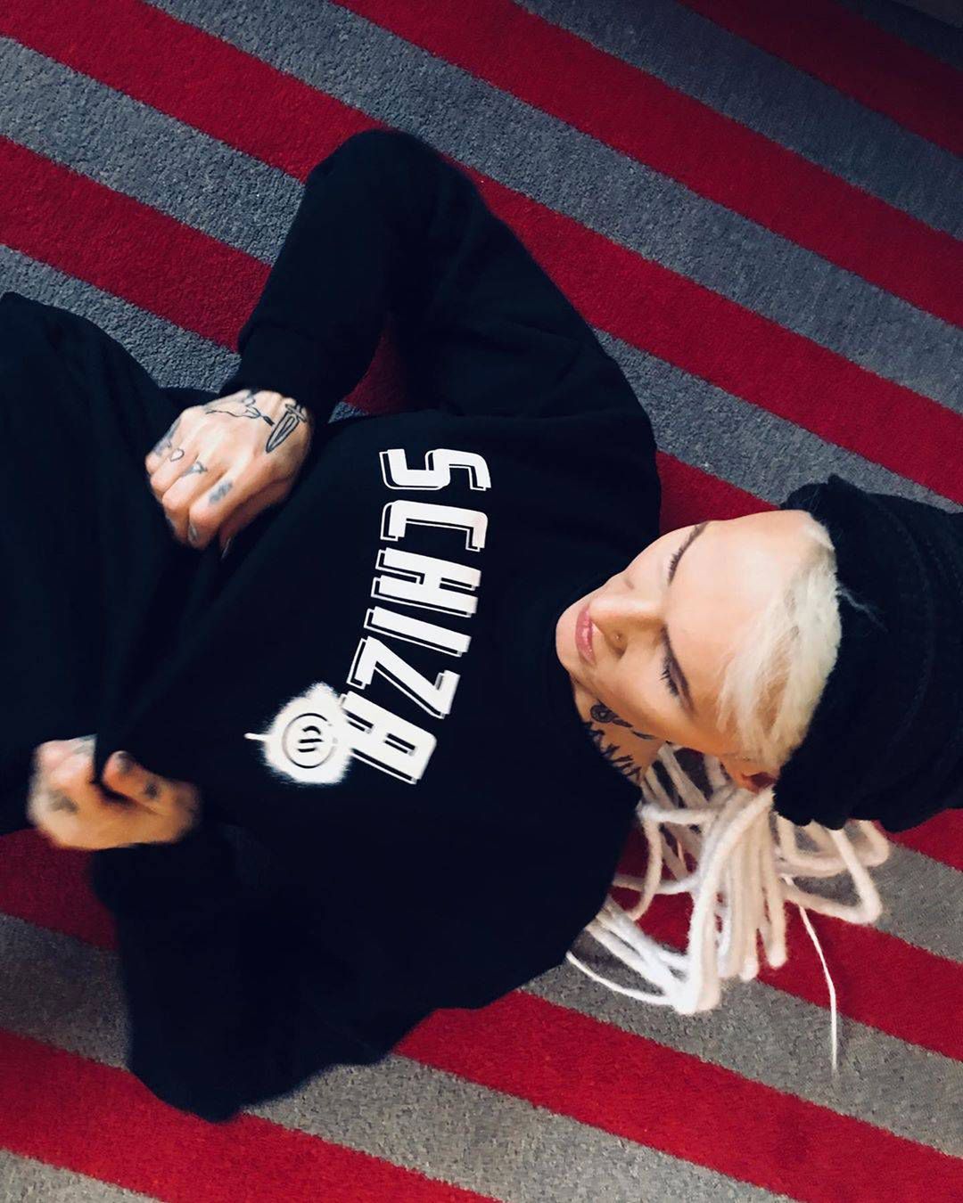 Agnieszka Chylińska - tatuaż na twarzy