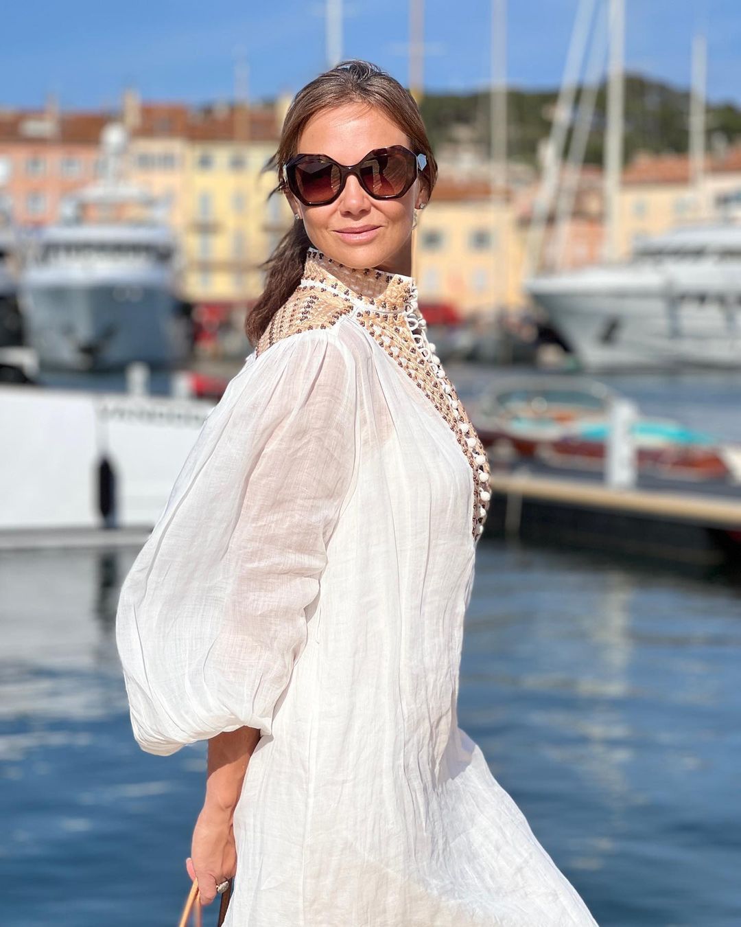 Kinga Rusin w Saint-Tropez