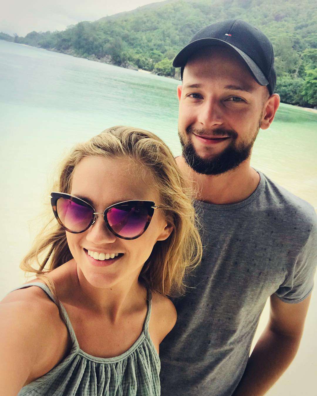 Agnieszka Kaczorowska i Maciej Pela w podróży poślubnej na Szeszelach