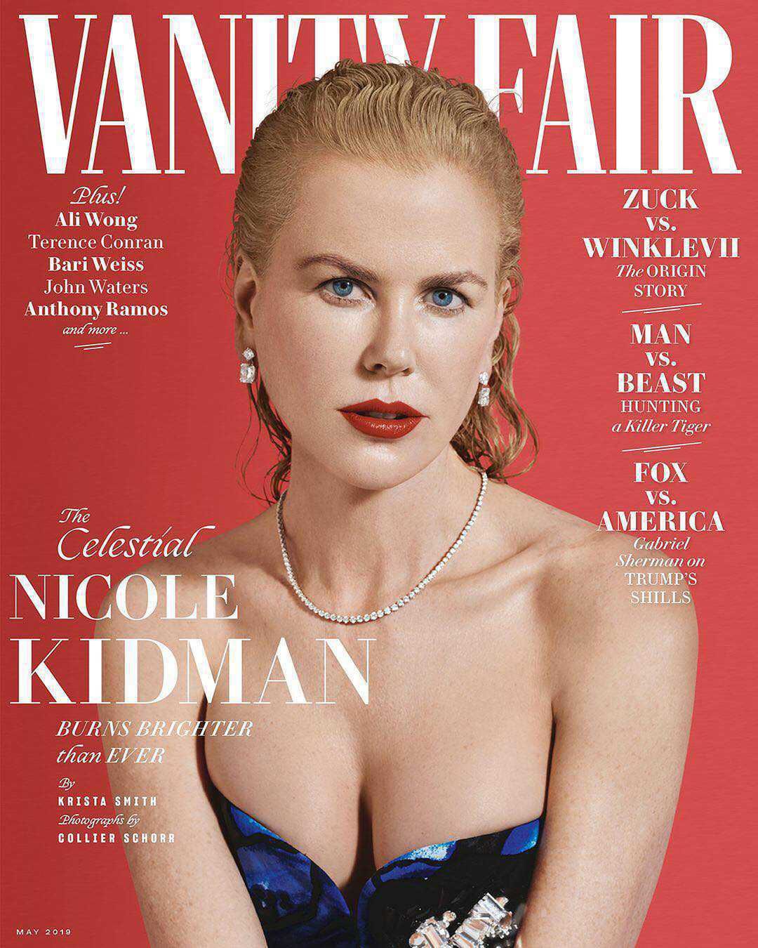 Nicole Kidman na okładce Vanity Fair