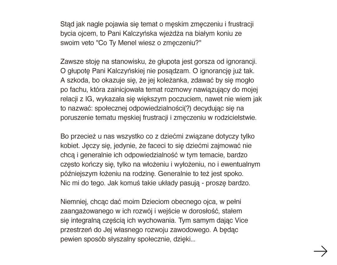Ekskluzywny Menel odpowiada Annie Kalczyńskiej