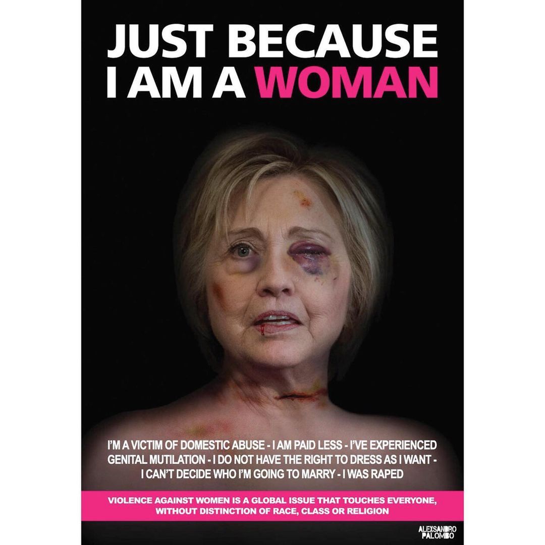 Hilary Clinton - zdjęcie opublikowane przez Dominikę Kulczyk w Międzynarodowy Dzień Eliminacji Przemocy Wobec Kobiet