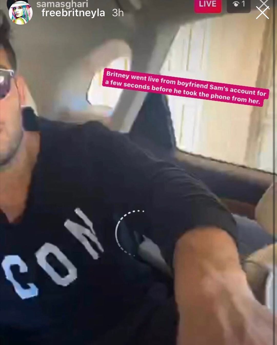 Sam Asghari wyrwał telefon Britney