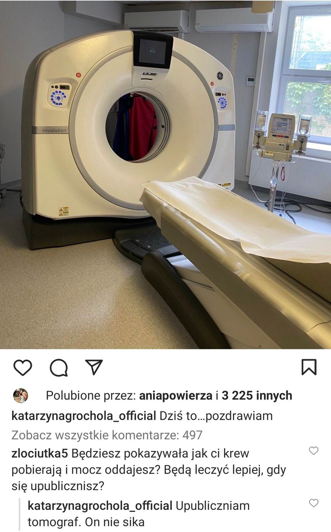 Katarzyna Grochola pokazała zdjęcie ze szpitala