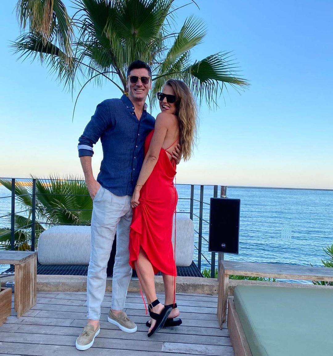 Robert Lewandowski i Anna Lewandowska