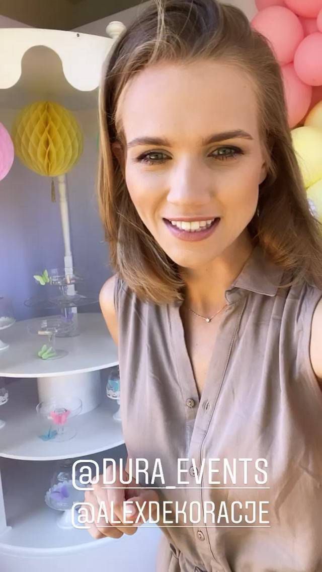 Agnieszka Kaczorowska - pierwsze urodziny Emilki