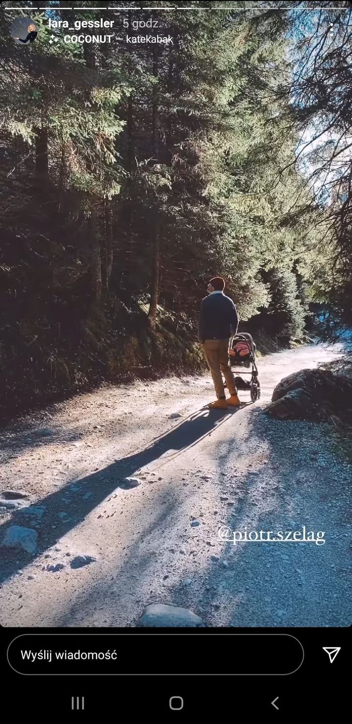 Lara Gessler z Neną w Tatrach