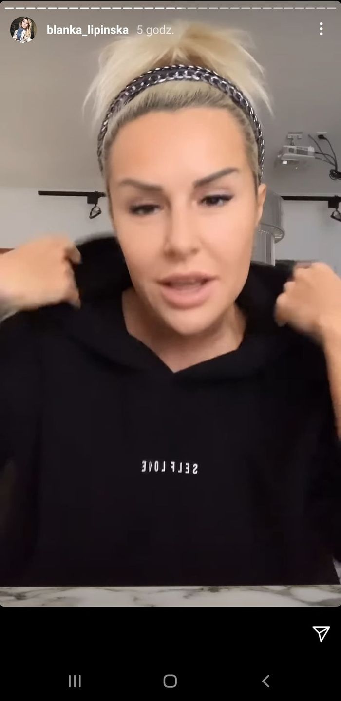 Blanka Lipińska broni Barona