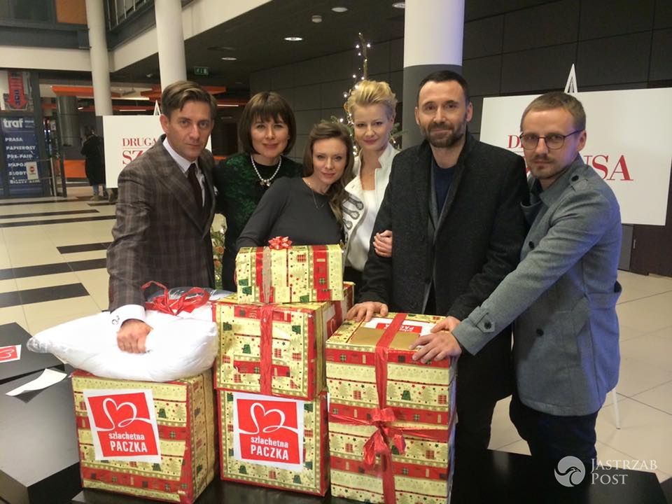 Małgorzata Kożuchowska, Rafał Królikowski, Katarzyna Herman, Magdalena Boczarska, Bartłomiej Świderski oraz Paweł Domagała wspierają Szlachetną Paczkę