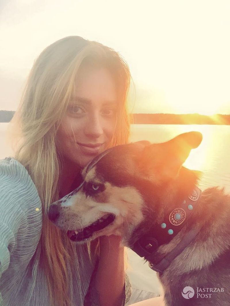 Marcelina Zawadzka z psem Abi