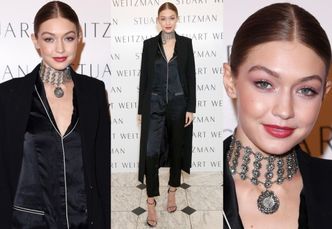 Gigi Hadid w piżamie za 3,5 tysiąca na imprezie w Londynie (ZDJĘCIA)