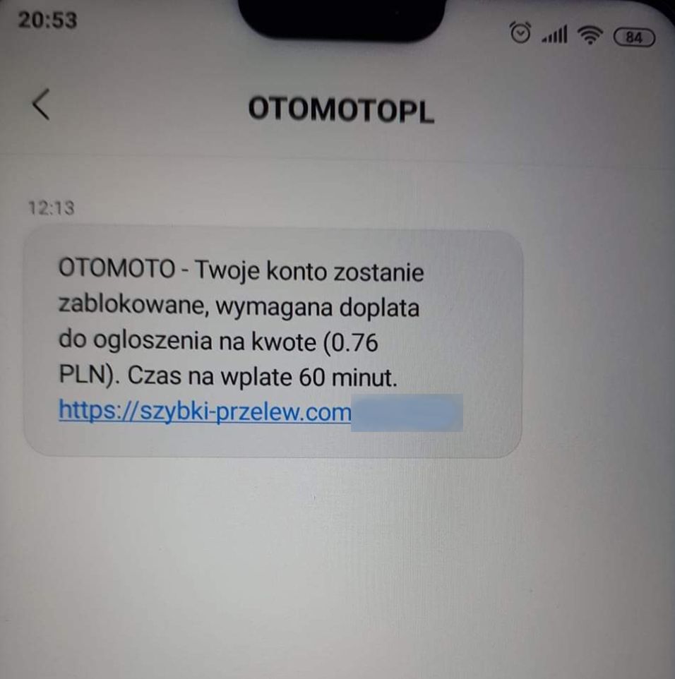 Oszuści podają się za Otomoto. Żądają kilku groszy, ściągają tysiące