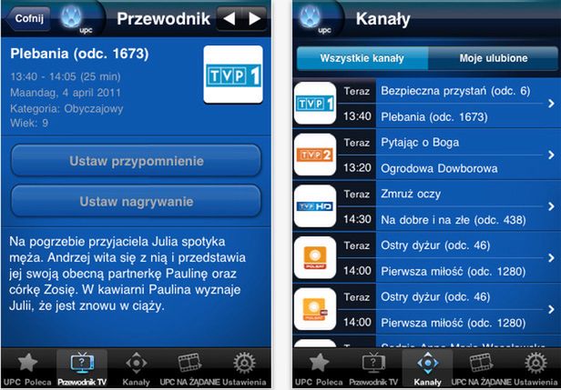 Zdalne Nagrywanie – rewolucyjna usługa Telewizji Cyfrowej UPC 2
