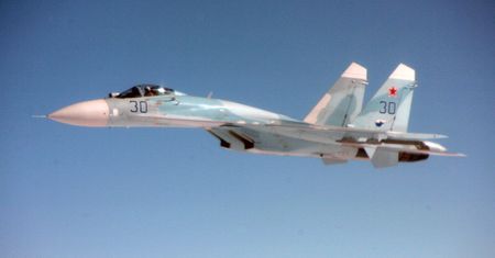 Su-27 strzela przy brytyjskim samolocie. Incydent nad Morzem Czarnym